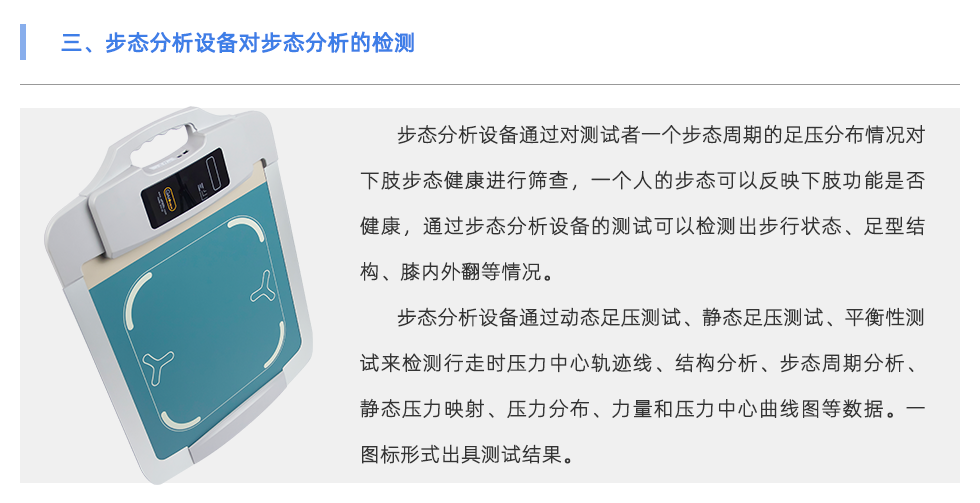 步態(tài)分析設備